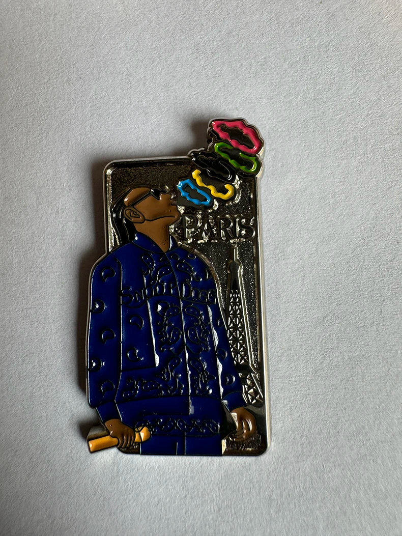 2024 Snoop Dogg Enamel Pins Snoopdogg Pin Hiphop Rock Fashion Jewelry Brooches Special Souvenir Collections