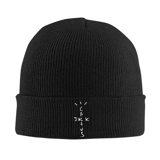 Custom Travis Rapper Music Skullies Beanies Cap Streetwear Winter Warm Men Women Knit Hats Unisex Adult Scott Pop Rap Bonnet Hat