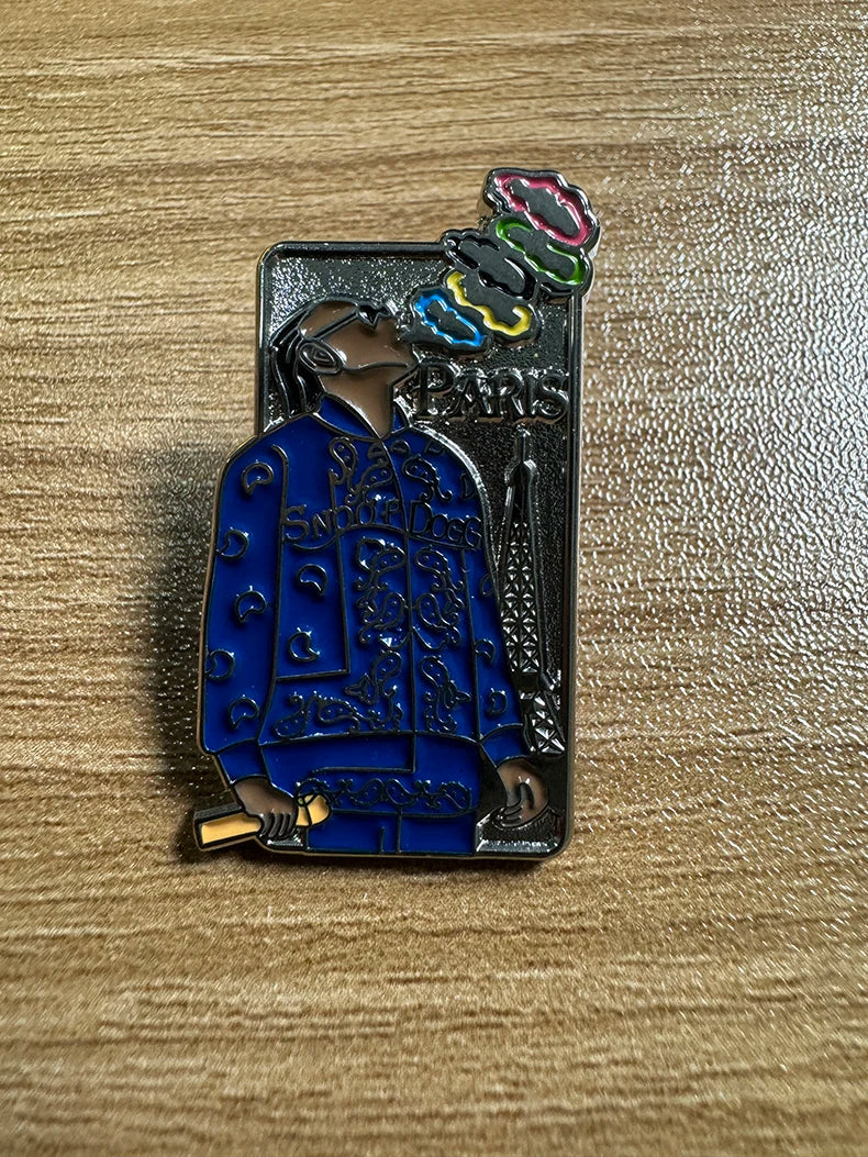 2024 Snoop Dogg Enamel Pins Snoopdogg Pin Hiphop Rock Fashion Jewelry Brooches Special Souvenir Collections