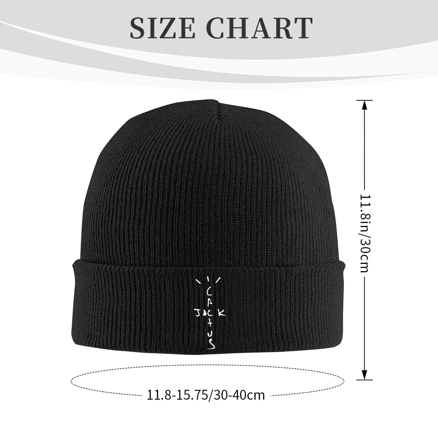 Custom Travis Rapper Music Skullies Beanies Cap Streetwear Winter Warm Men Women Knit Hats Unisex Adult Scott Pop Rap Bonnet Hat